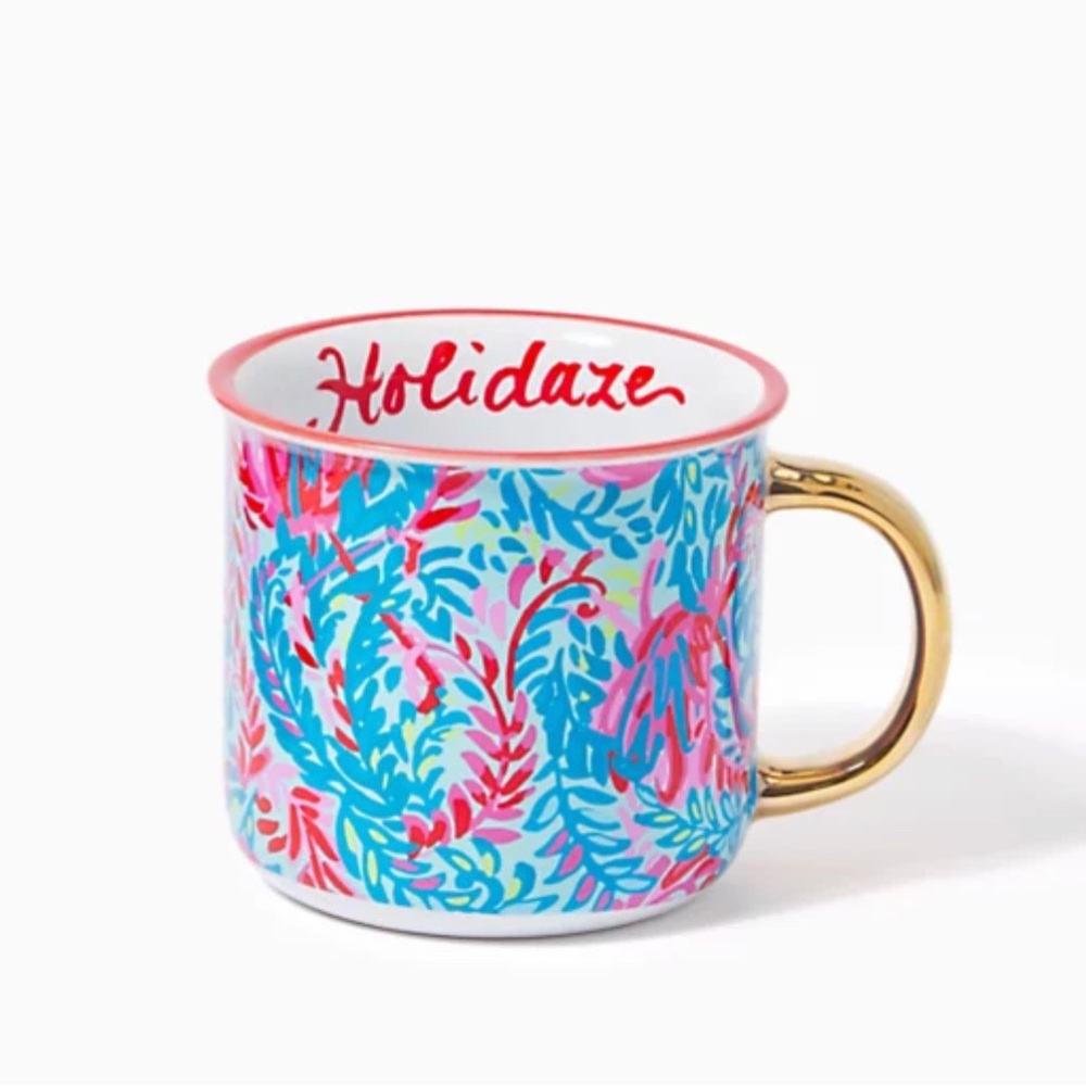NWT Lilly Pulitzer Coffee Mug Flim Flam Style:011555 13 Fl. Oz Ceramic